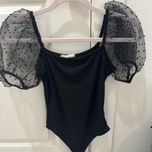 altard state black bodysuit size xs